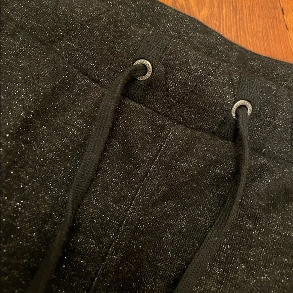 Juicy Couture Y2K Metallic Thread Jogger Pants black glitter - Picture 8 of 9